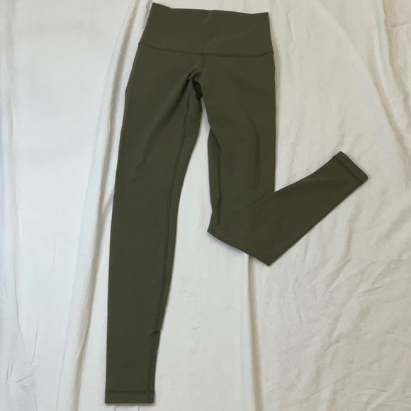 Lululemon Athletica Leggings | Hunter Green | Tights | Size 4 | Roll down waist - Picture 1 of 7